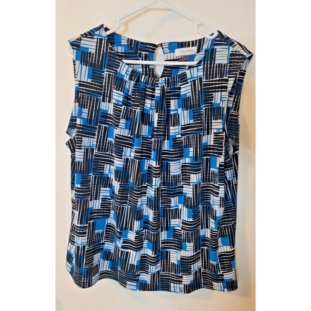 Calvin Klein Women's Sleeveless Blouse Sz 1X
